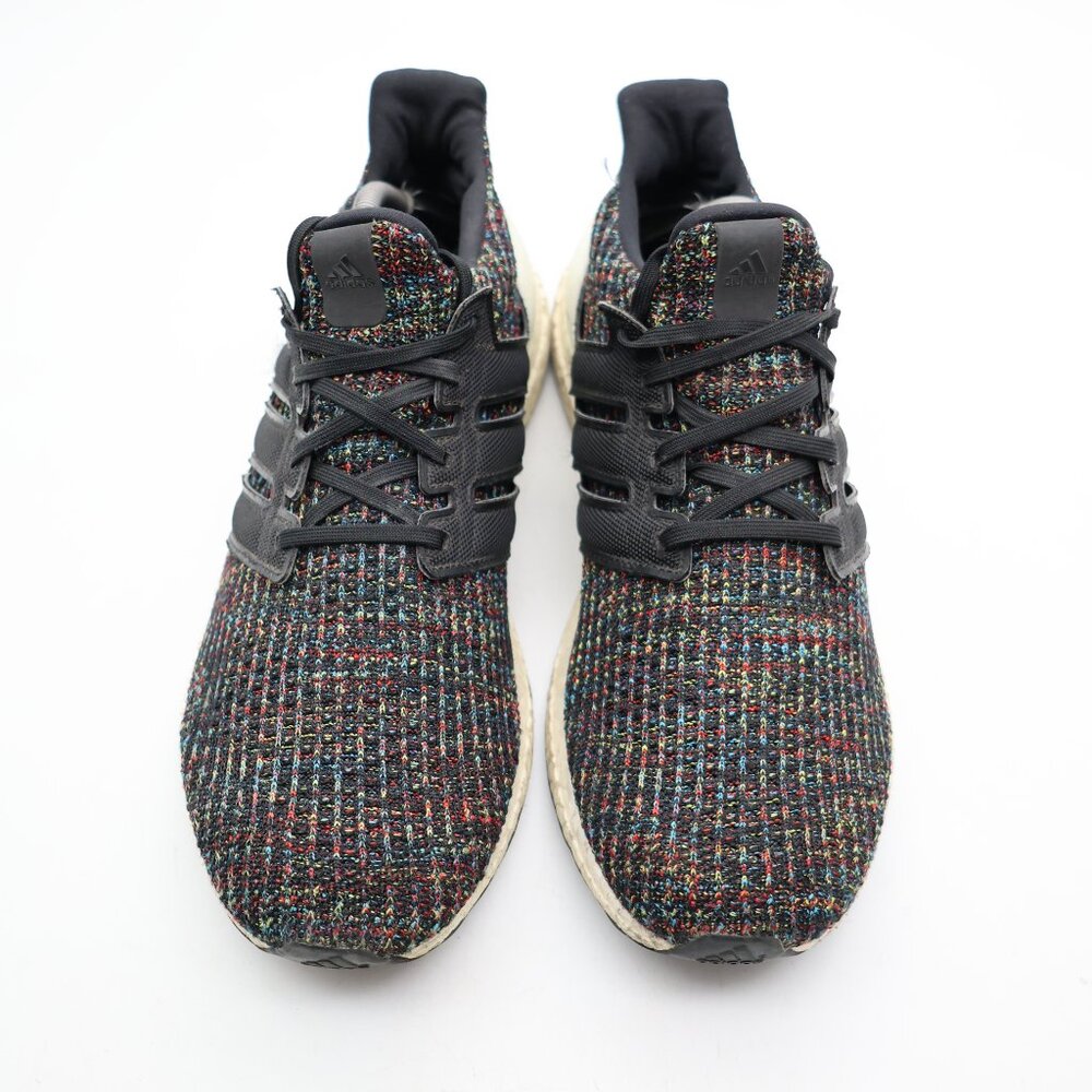 Adidas UltraBoost 4.0 Black Multicolor Men's Size 12 Running Athletic Sneakers - Picture 2 of 13